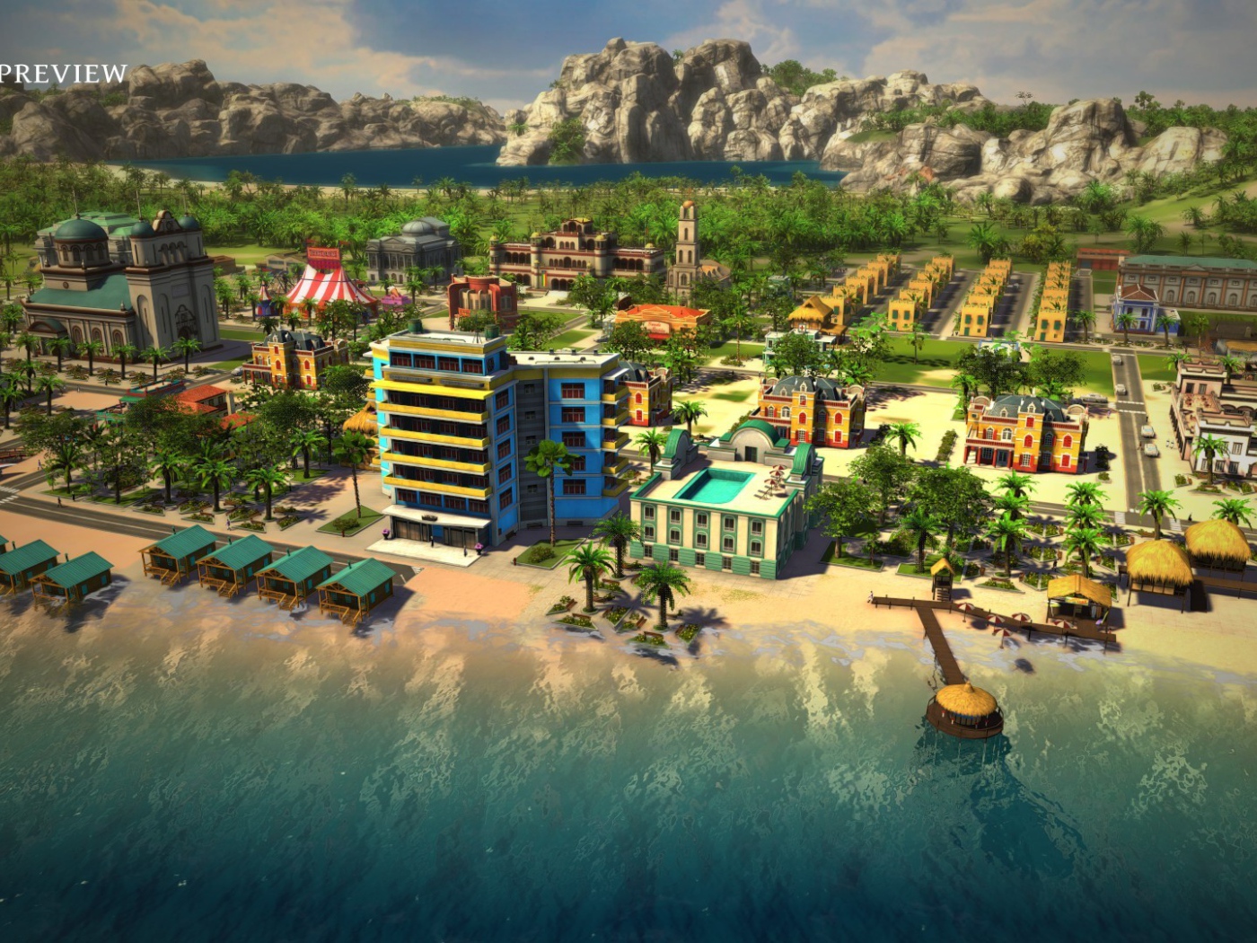 Вид в игре Tropico 5