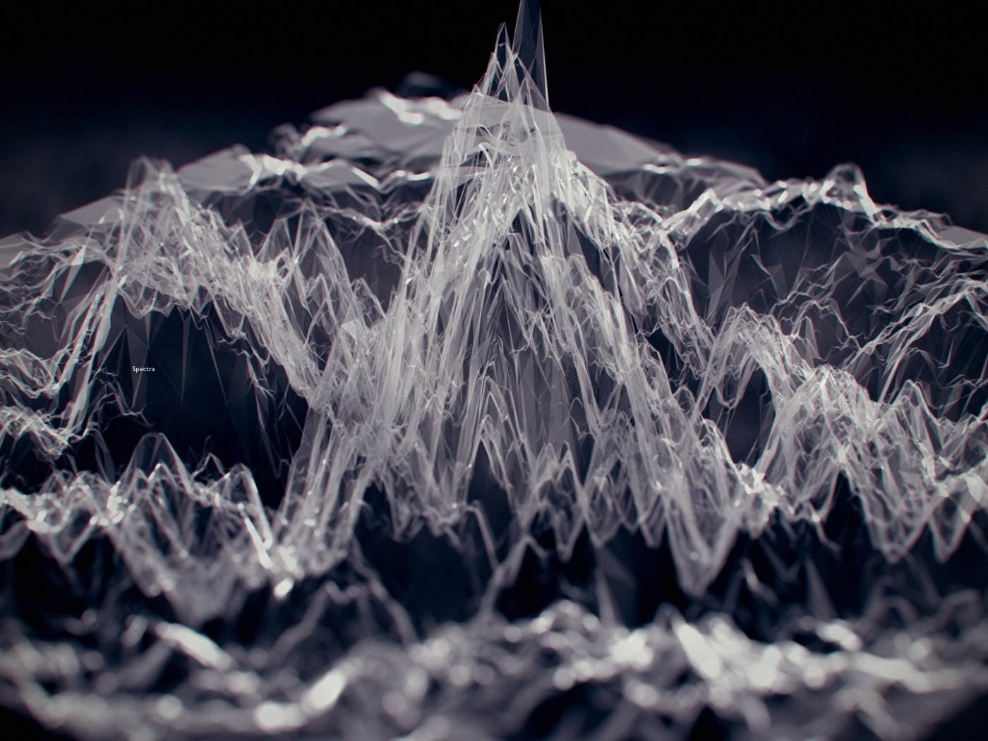 3Д модель горной местности