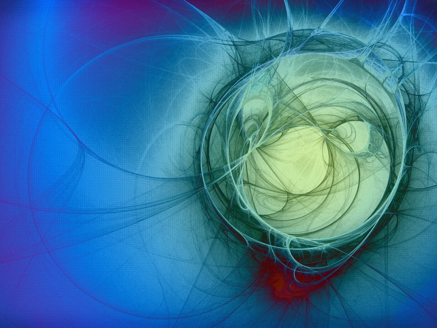 Круг абстрактных линий