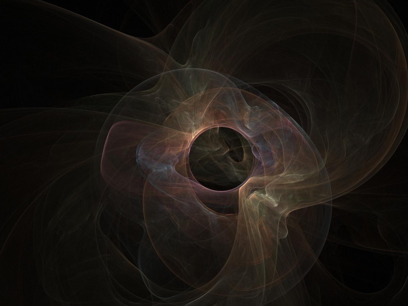 Фантастические абстрактные изгибы