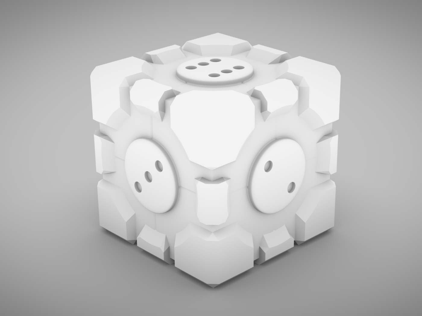 Футуристический игральный кубик