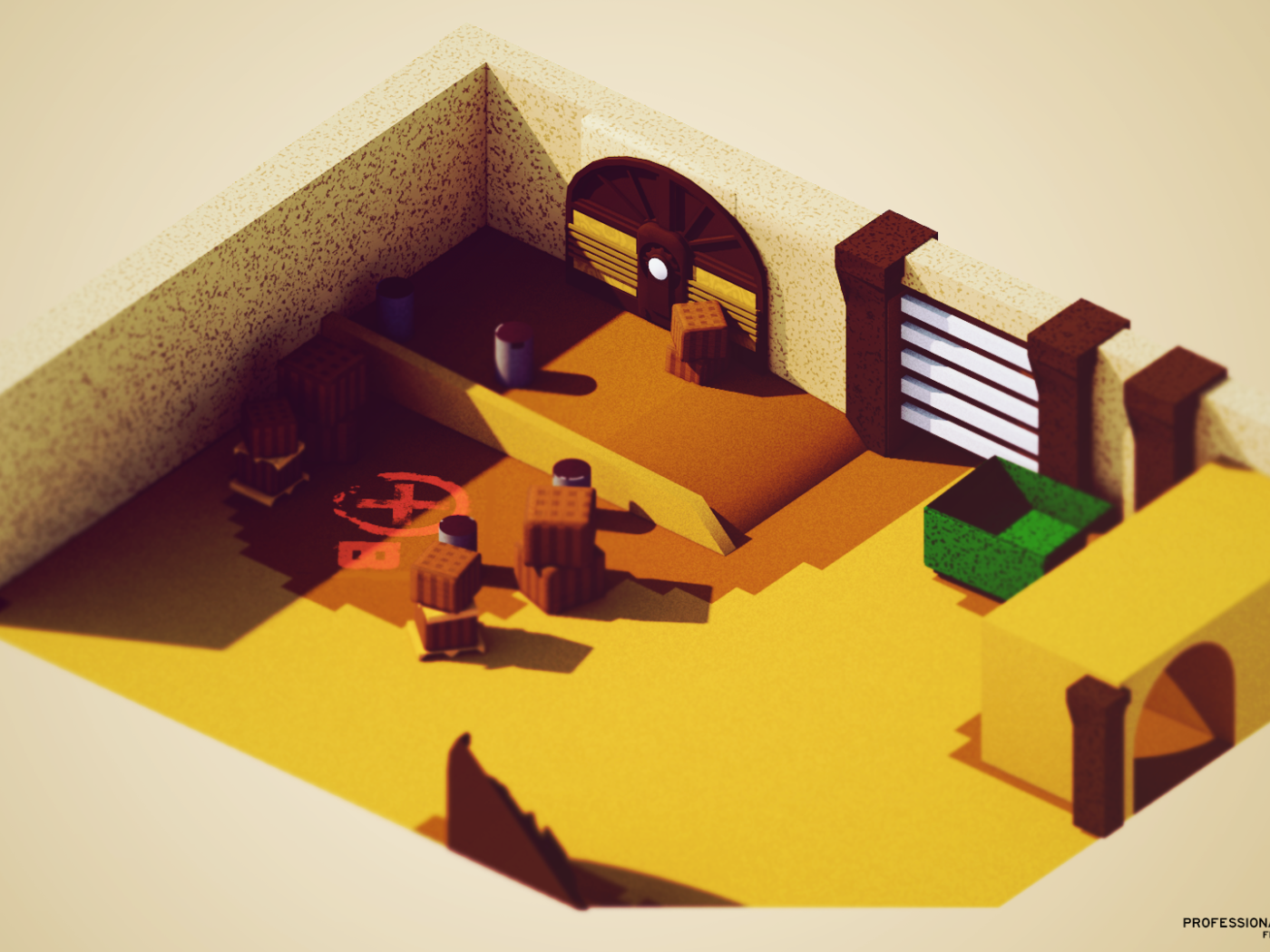 Комната в игре, 3Д графика