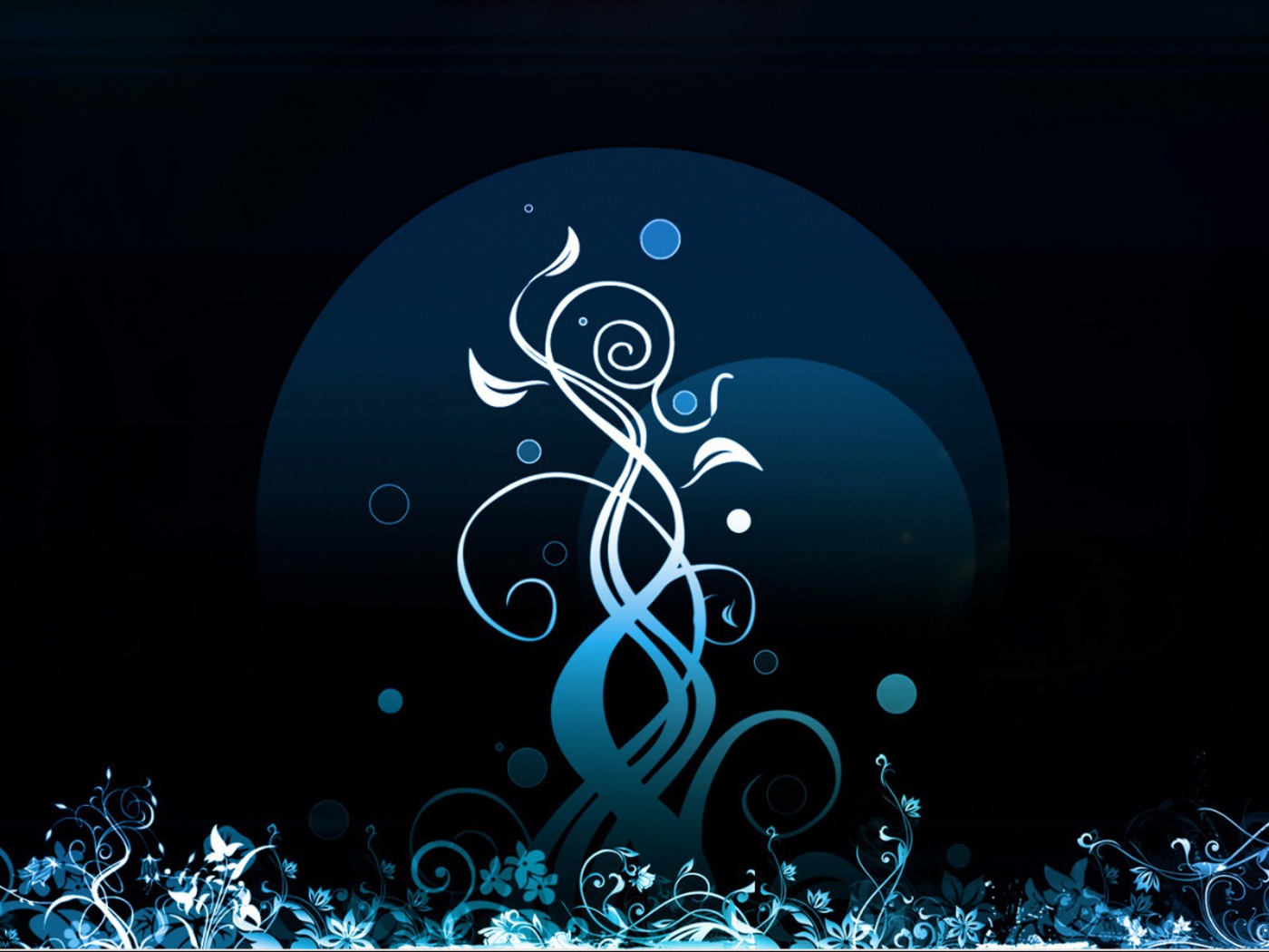 Изящный белый орнамент