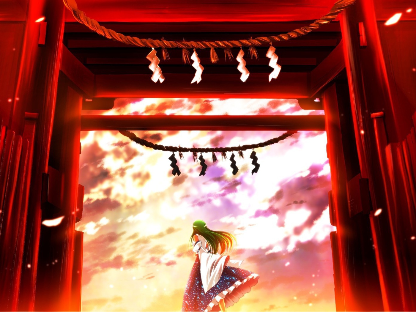 Храм в аниме Touhou Project