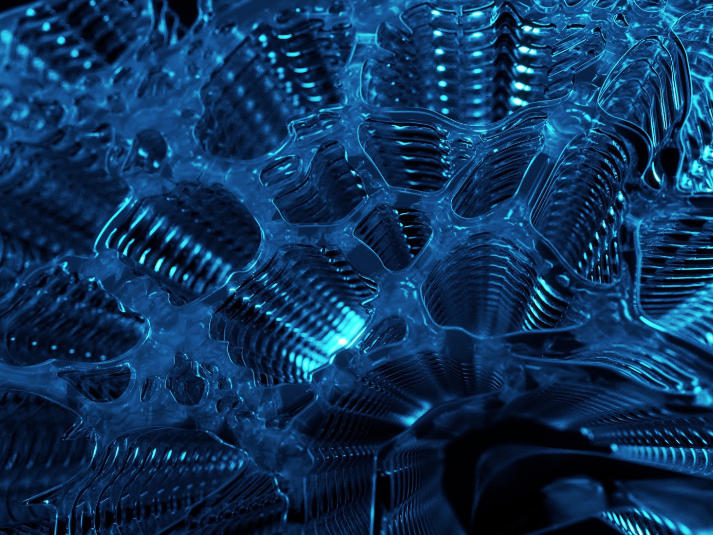 Объемная структура из льда