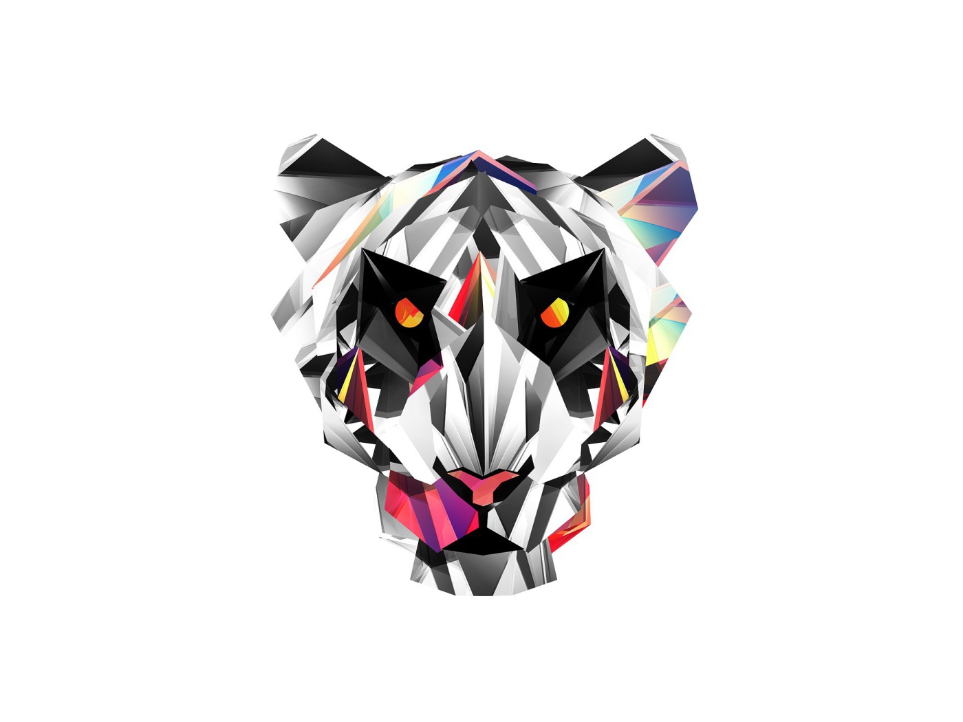 Белый тигр, 3-Д графика