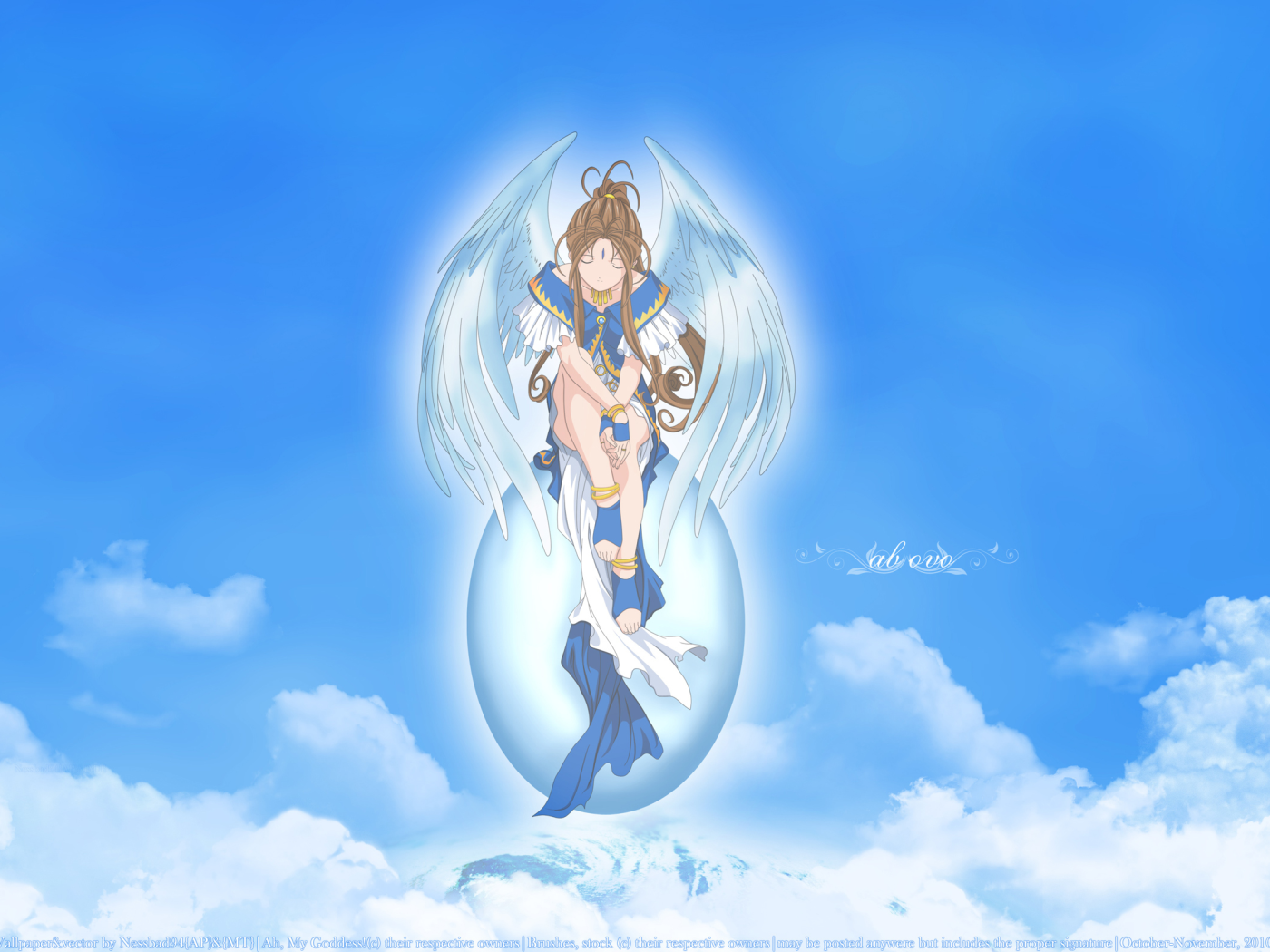 Ангел в небе, аниме Belldandy