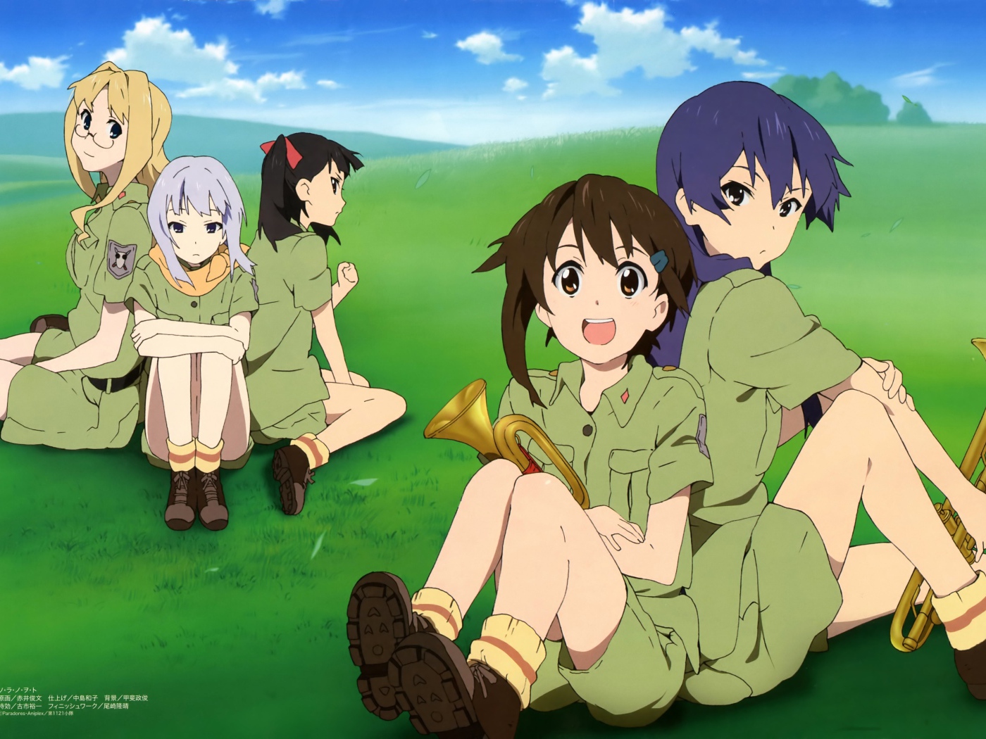 Персонажи аниме Звуки небес