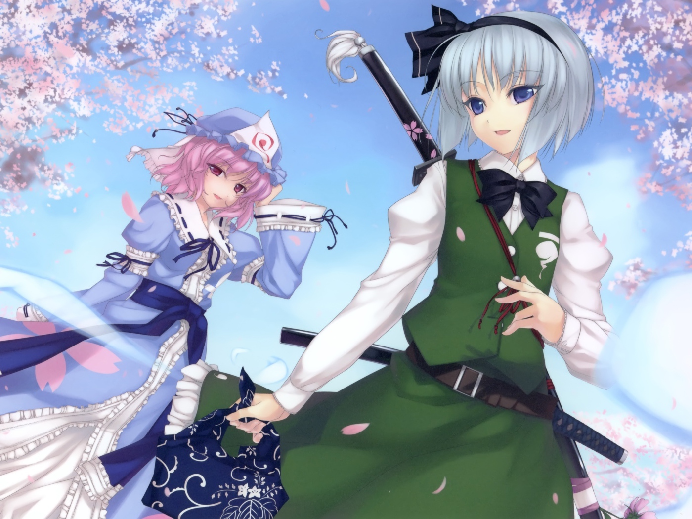 Герои аниме Saigyouji Yuyuko