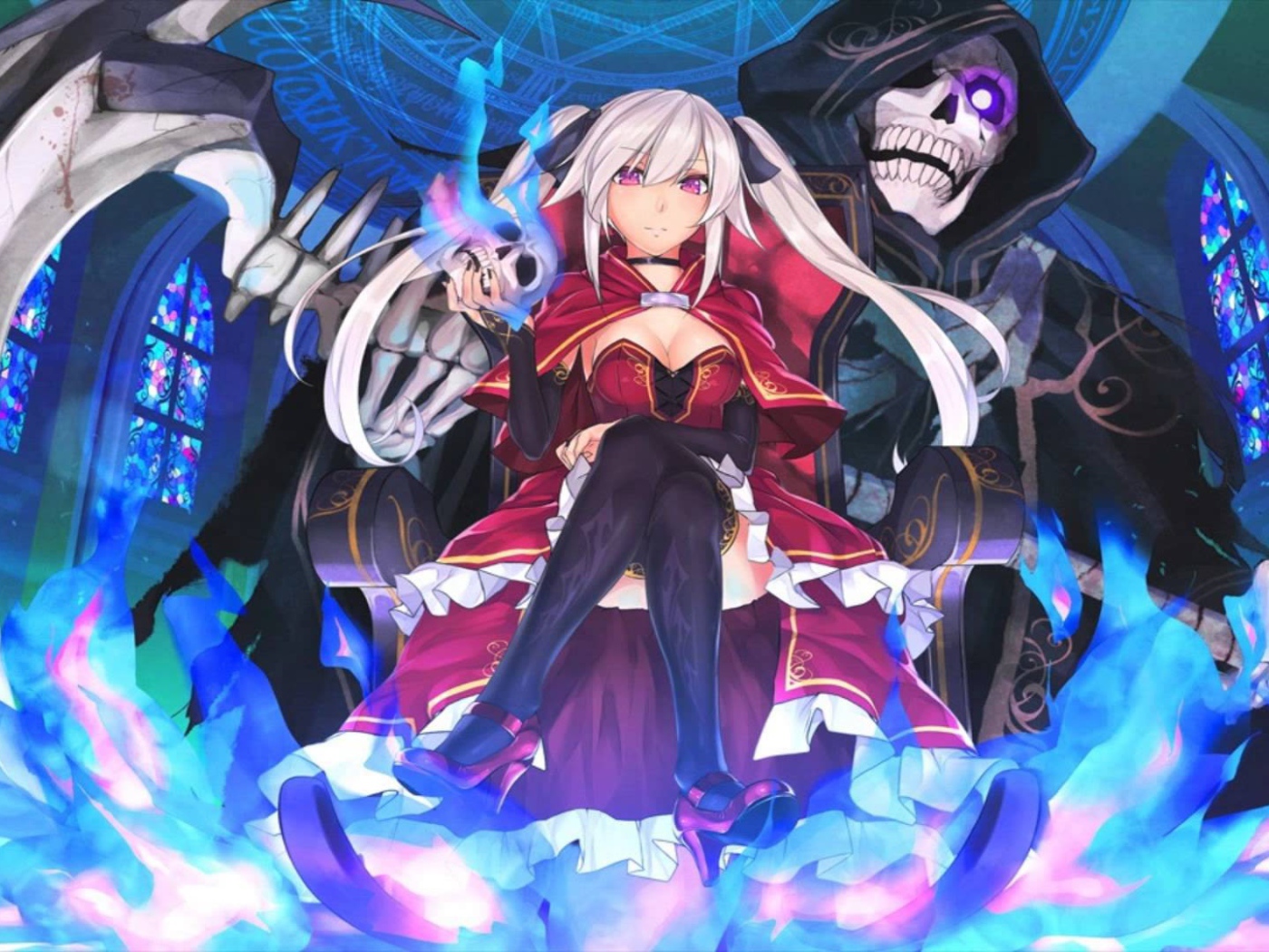 Аниме девушка владыка смерти