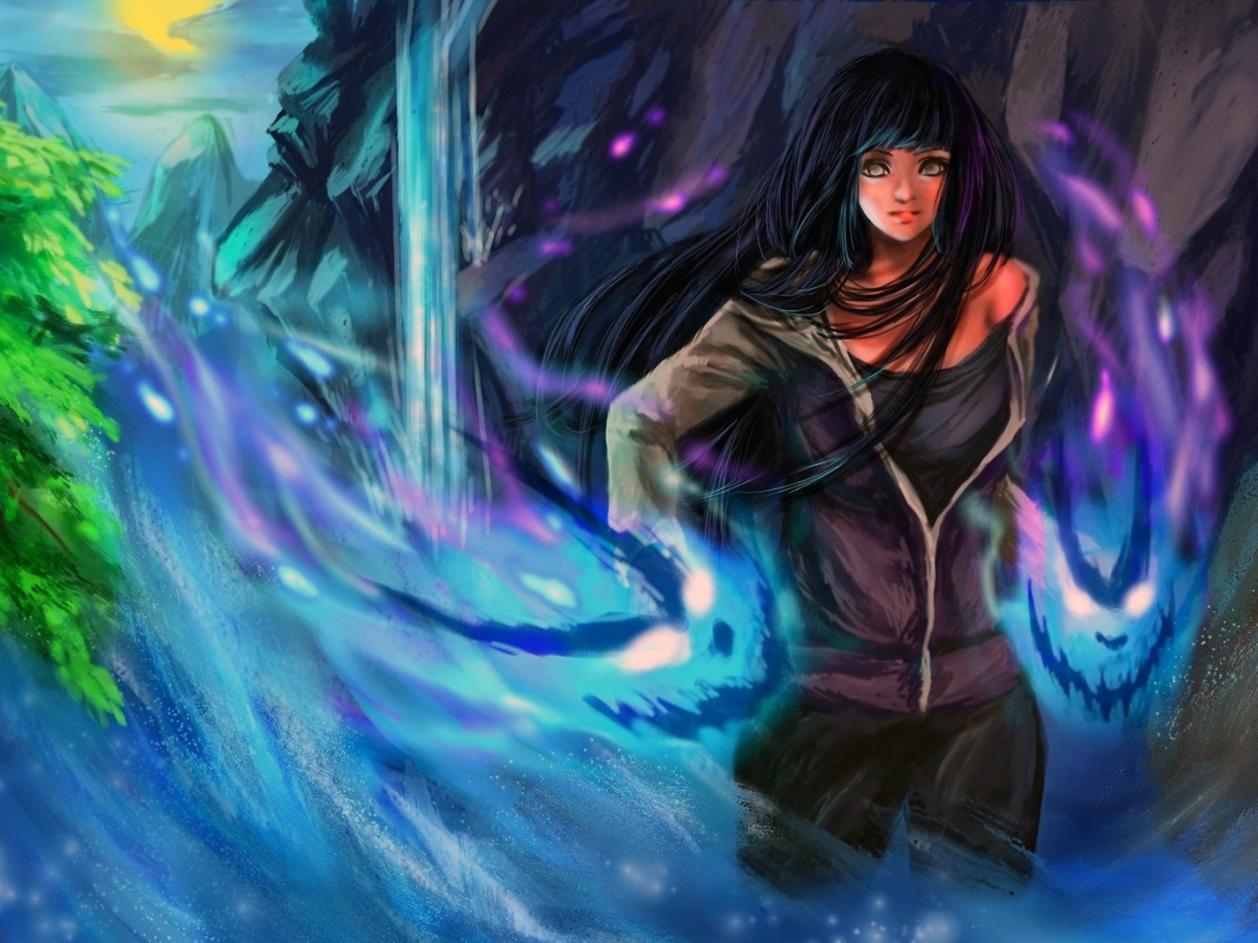 Девушка аниме из манги Naruto Shippuuden