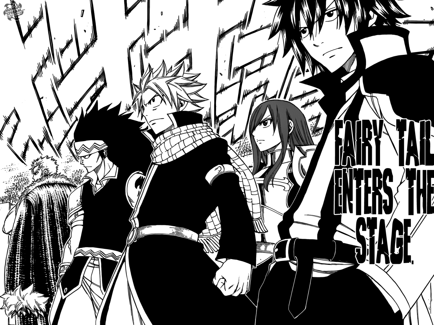 Черно белый рисунок аниме Сказка о хвосте феи