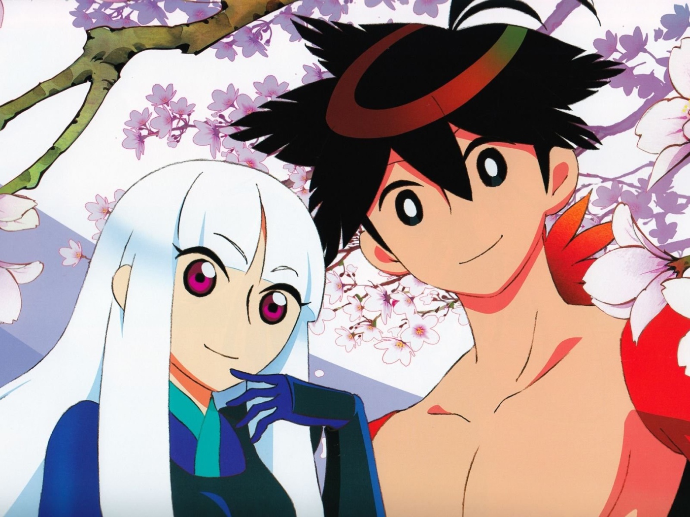 Парень и девушка из аниме Истории мечей