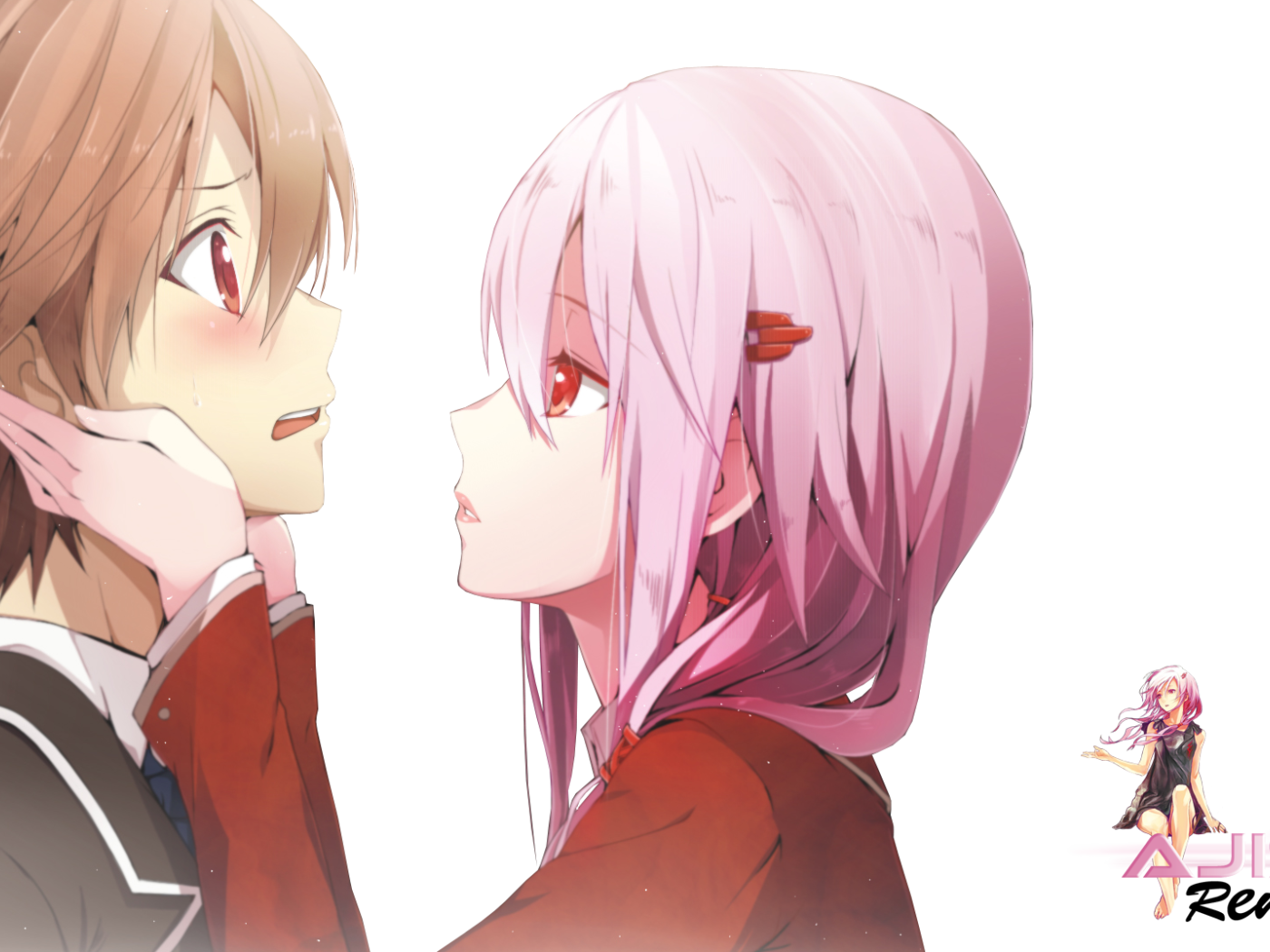 Влюбленная пара в аниме Корона грешника