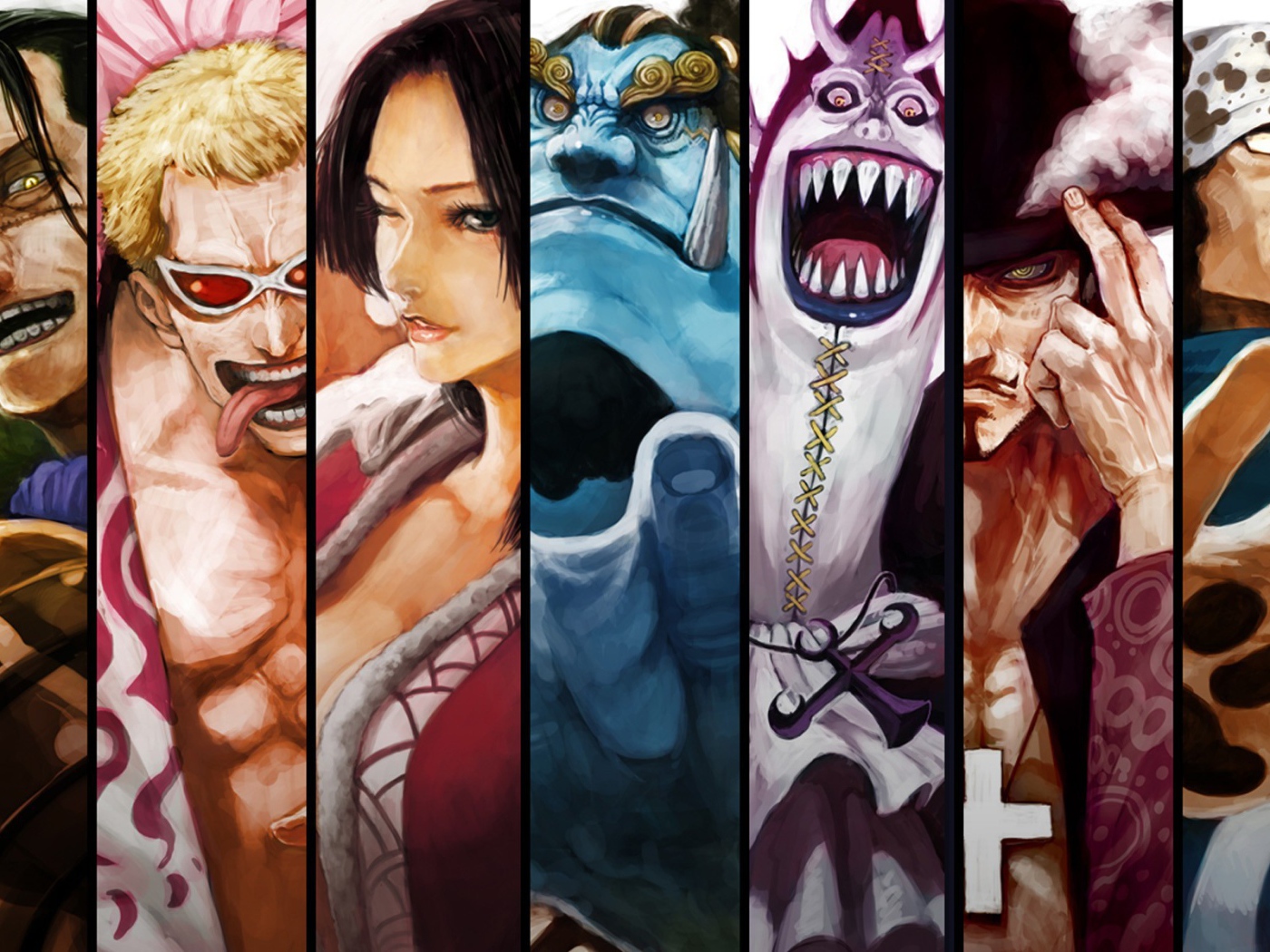 Разные персонажи аниме One Piece