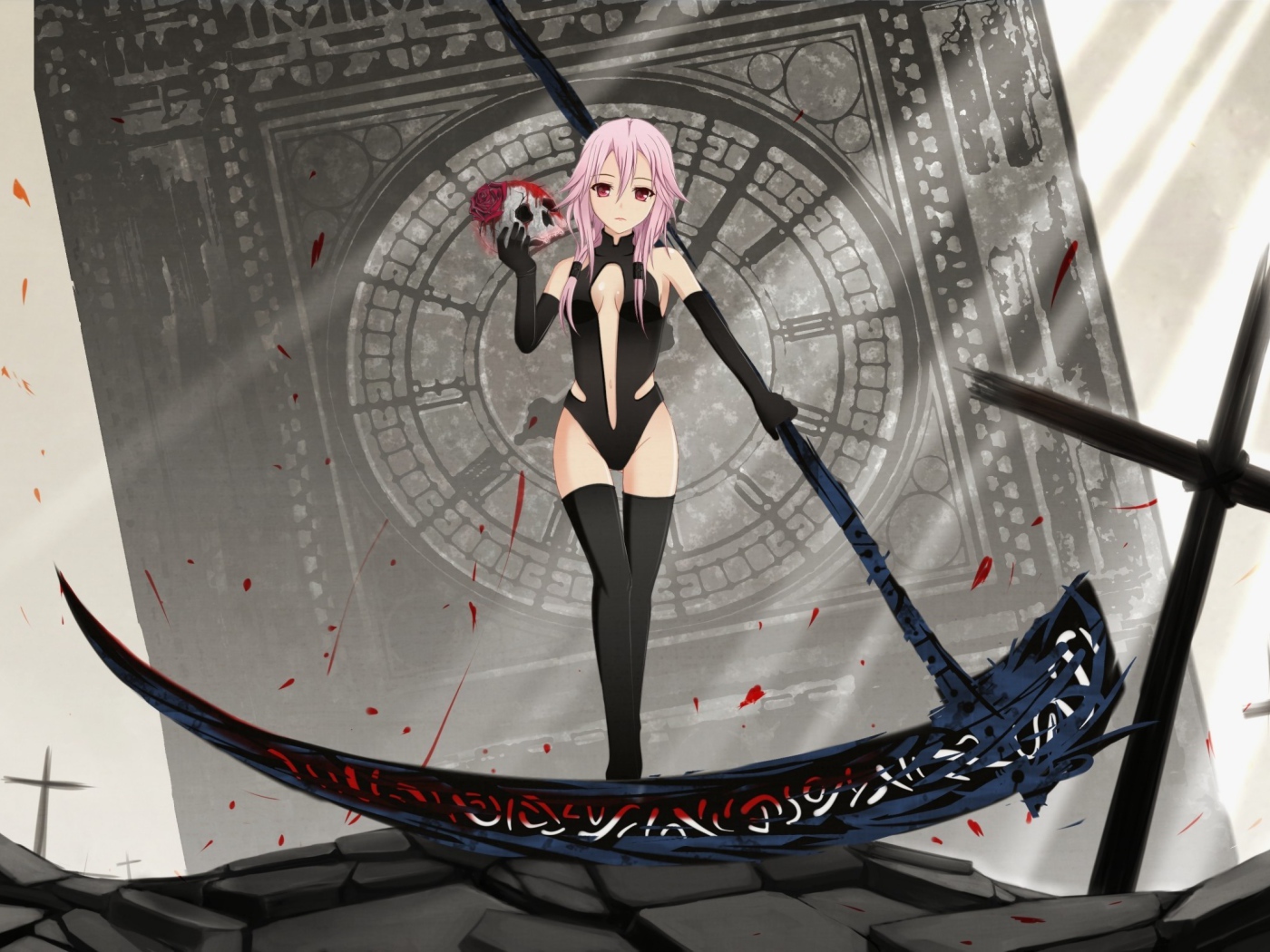 Фэнтези девушка в аниме Guilty Crown