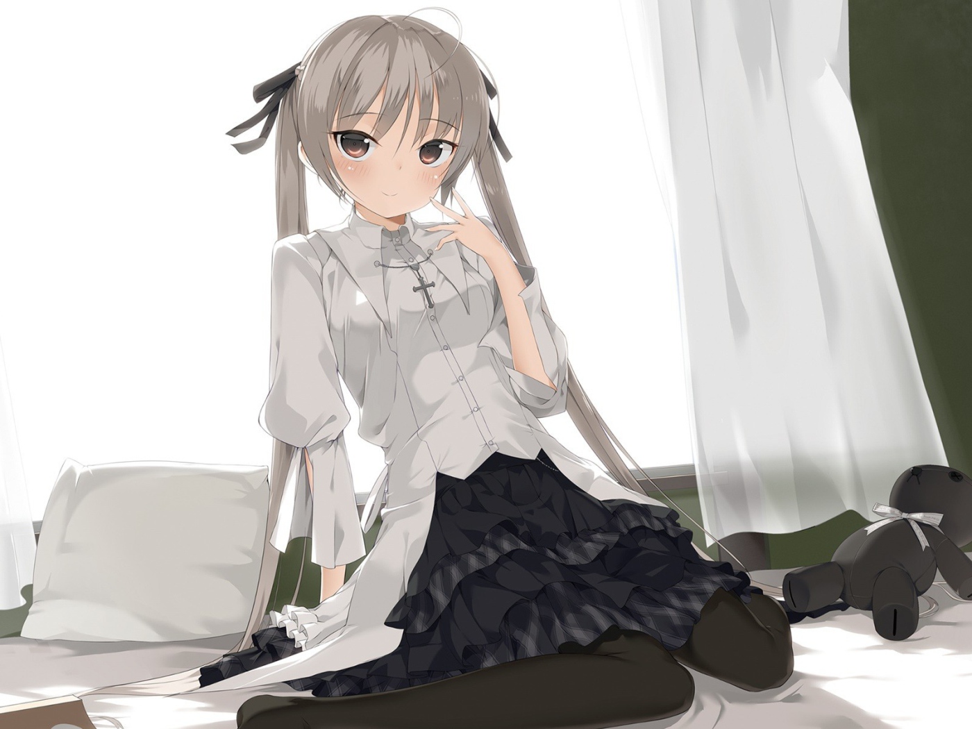 Девушка из аниме Связанные небом