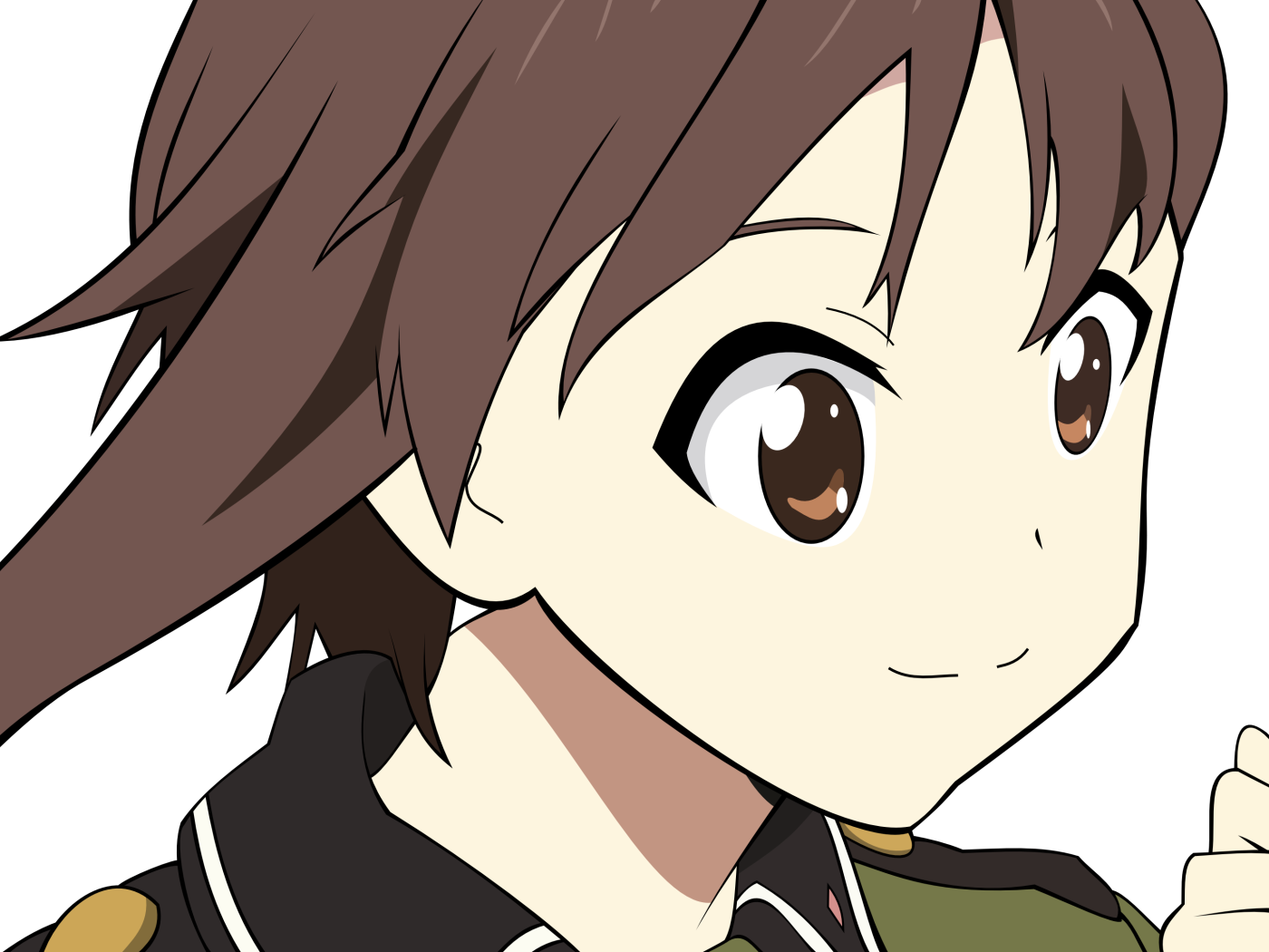 Девочка из аниме Звуки небес