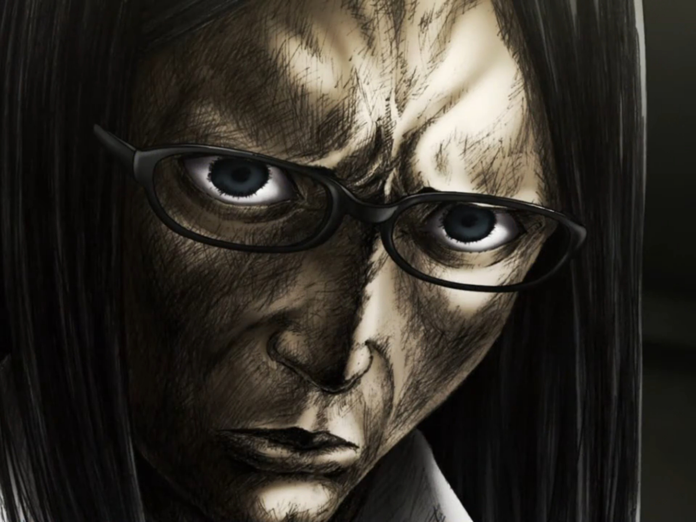 Девушка в очках, аниме Prison School