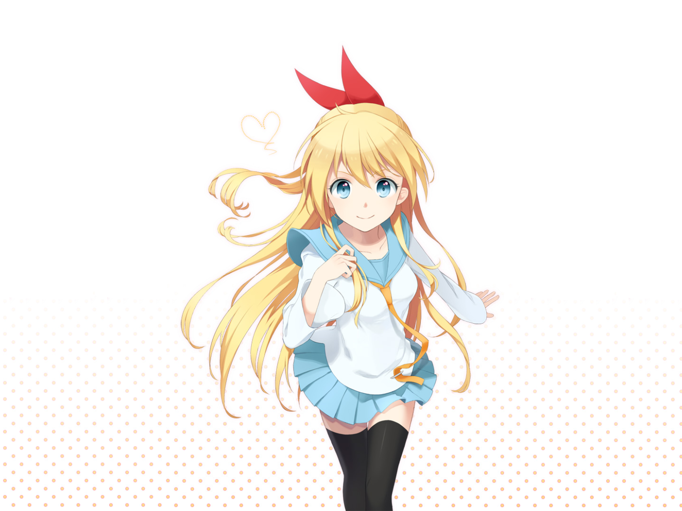 Девушка на белом фоне, аниме Притворная любовь