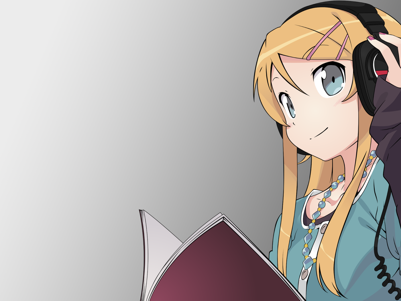 Девушка в наушниках из аниме OreImo