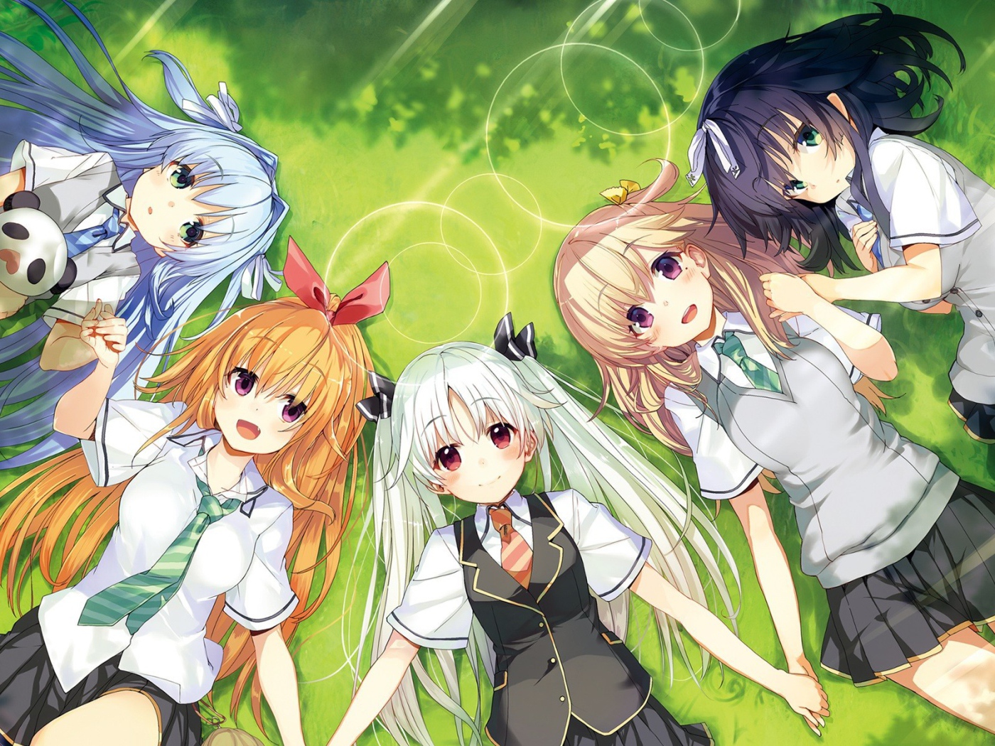 Подружки аниме Связанные небом