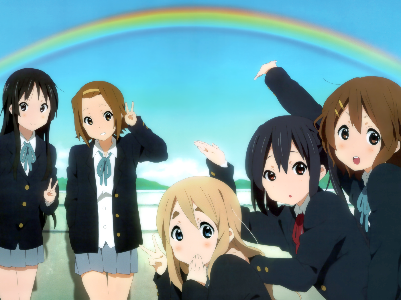 Девушки под радугой, аниме K-ON