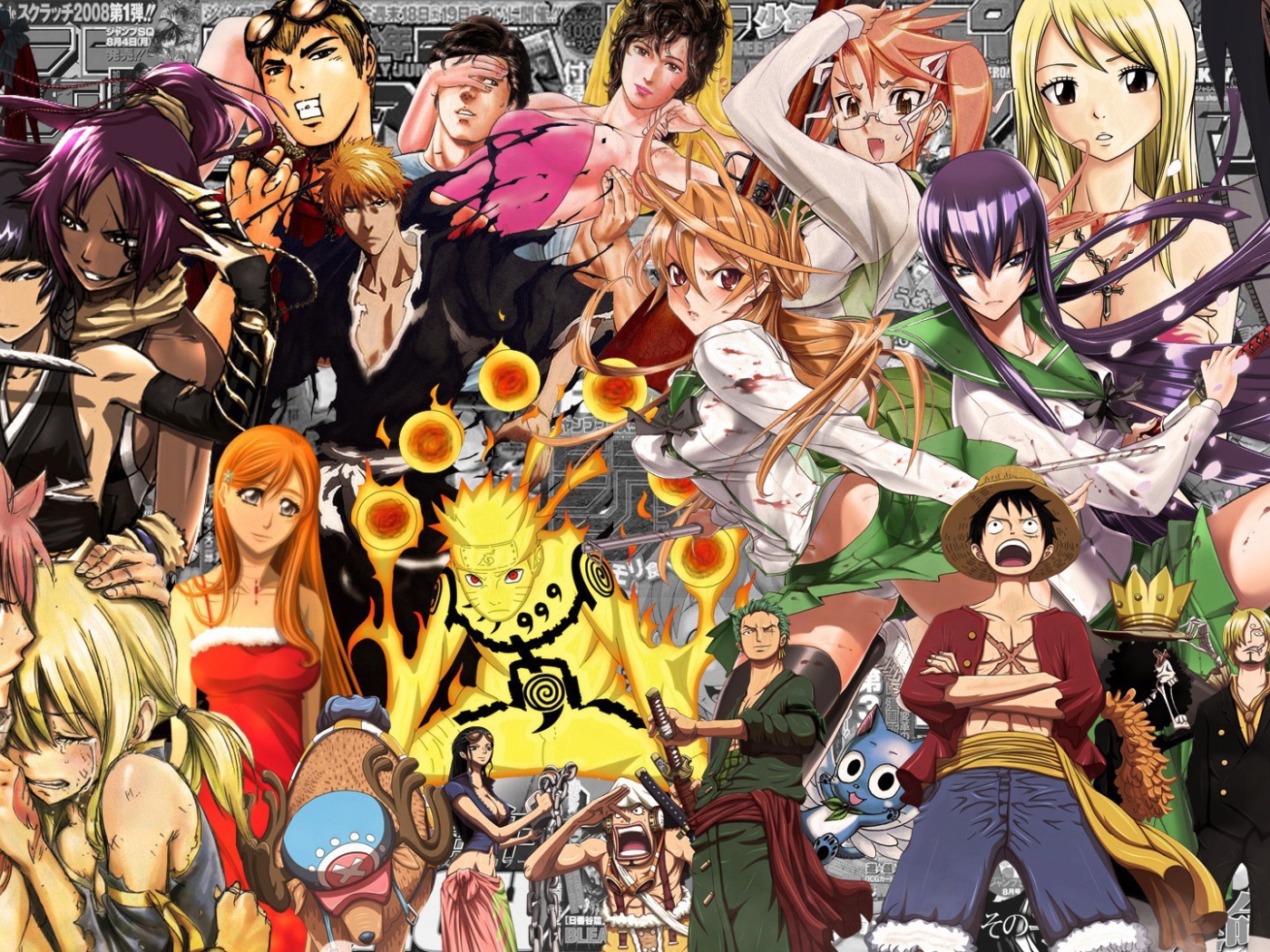 Герои манги аниме Highschool DxD