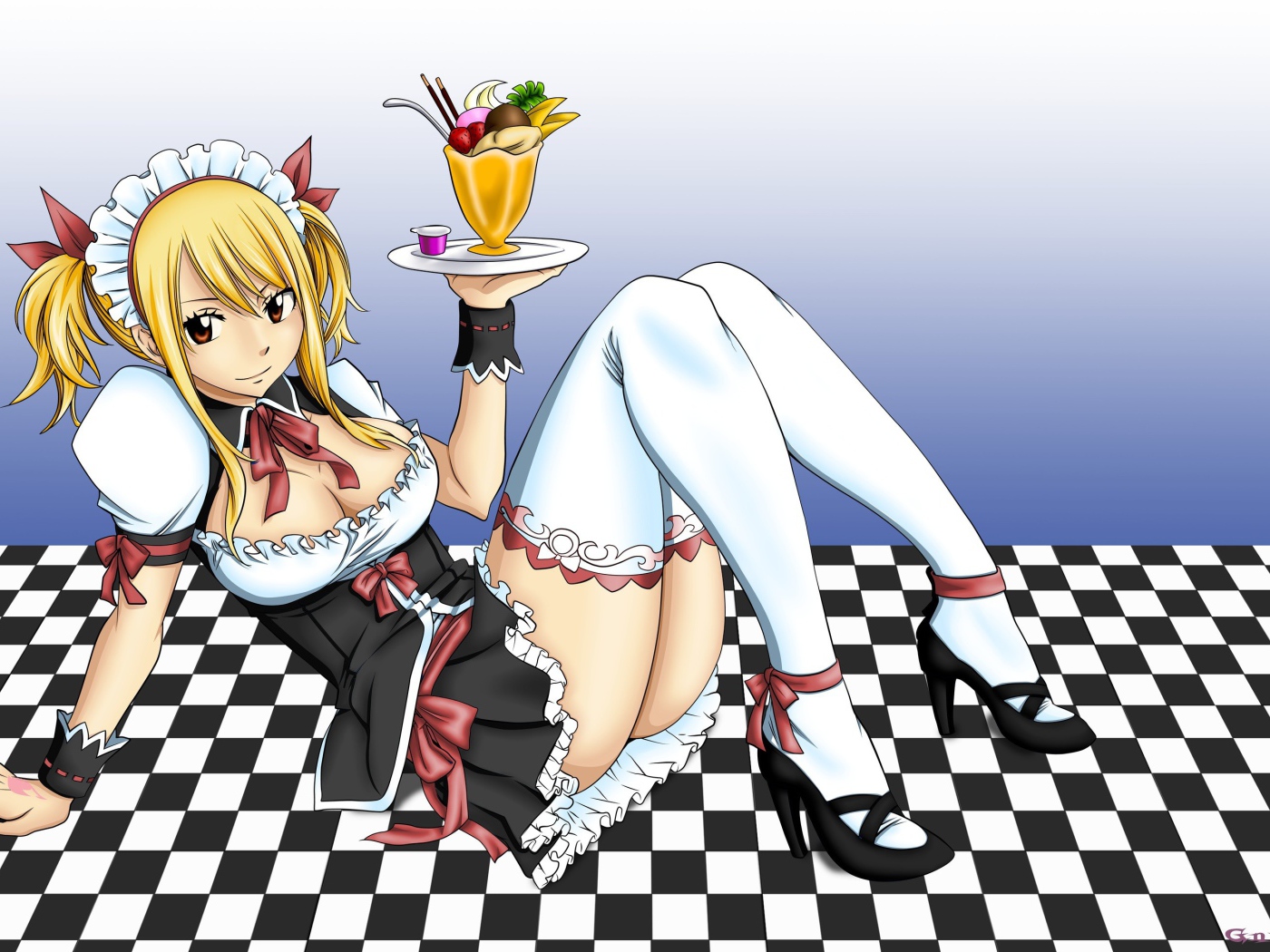 Горничная в аниме Сказка о хвосте феи