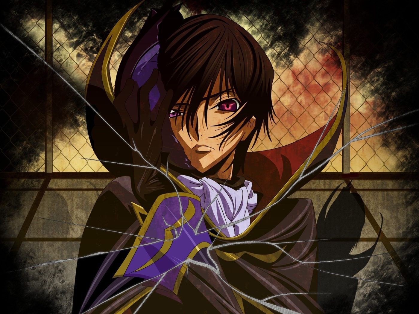 Парень аниме Lelouch Lamperouge