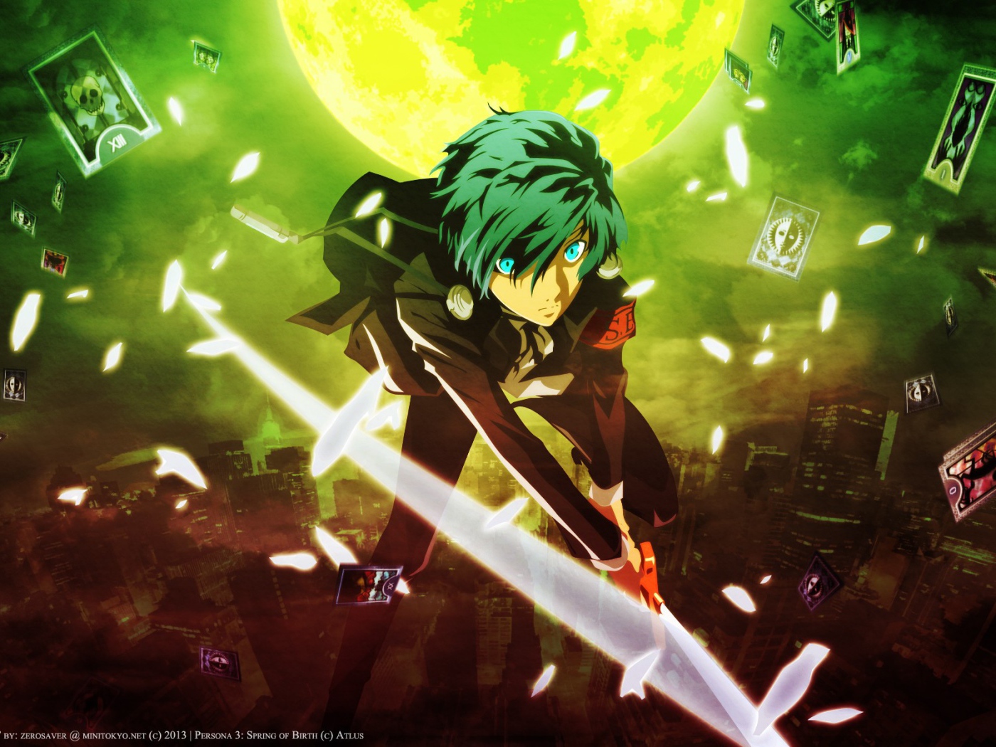 Парень из аниме Persona 3