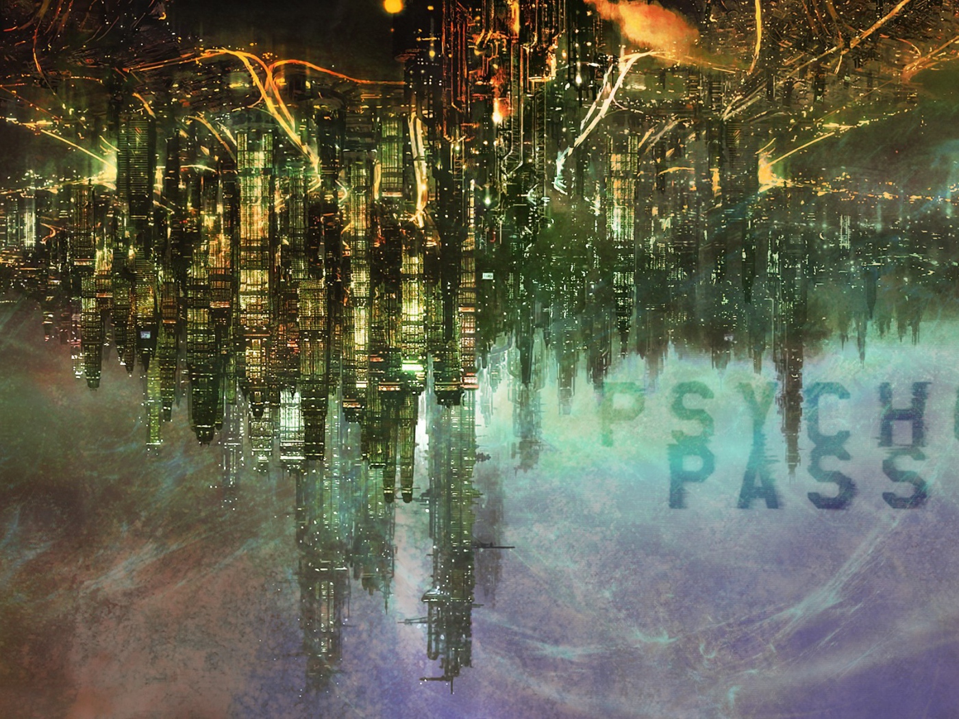 Мегаполис в аниме Psycho-Pass