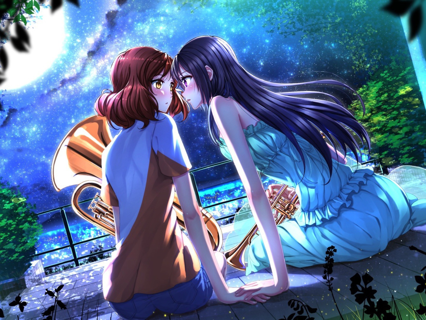 Музыкальный дуэт в аниме Играй, Эуфониум