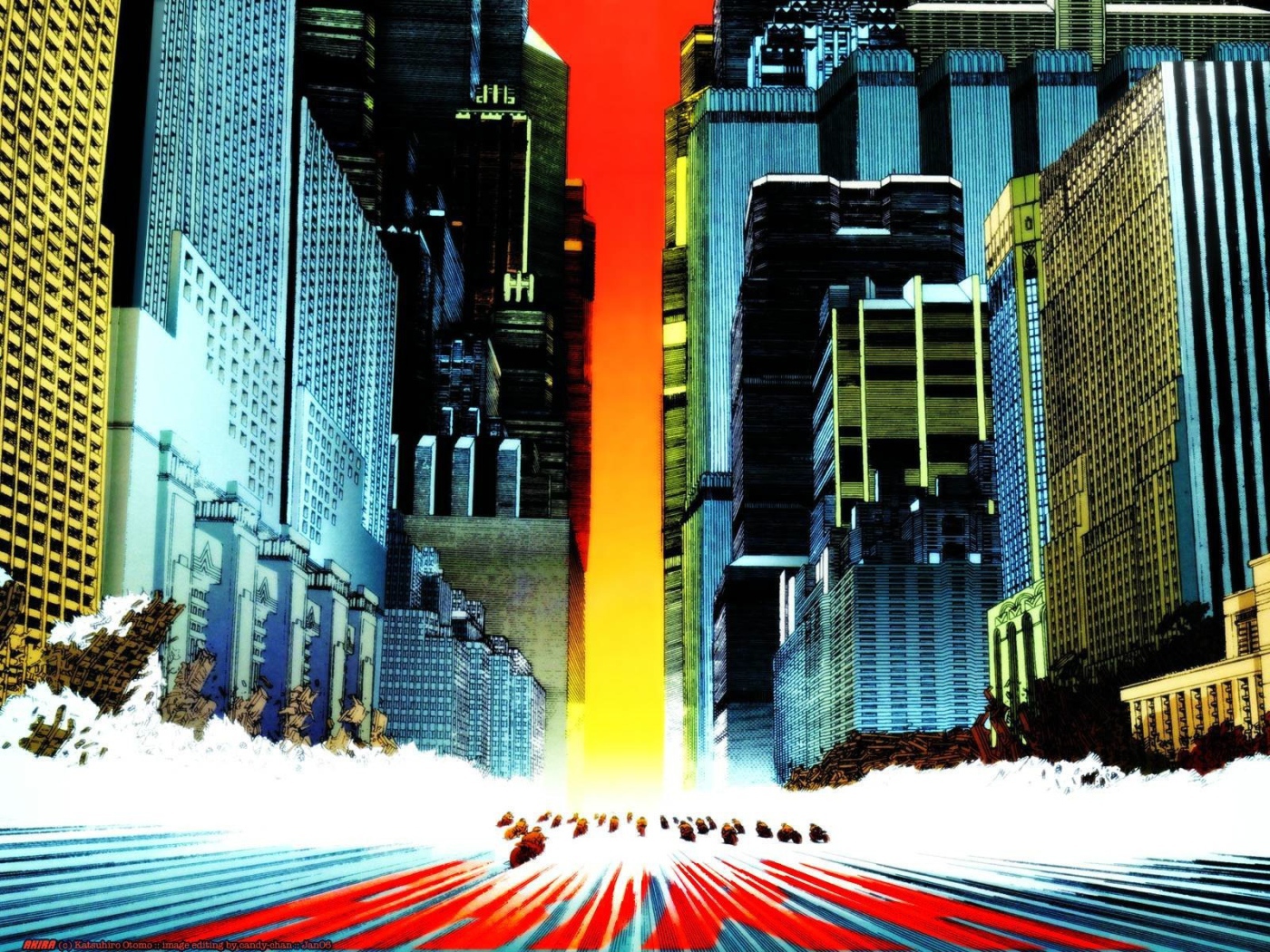 Новый Токио в аниме Акира