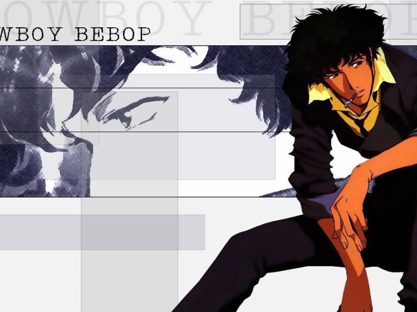 Парень Спайк из аниме Ковбой Бибоп