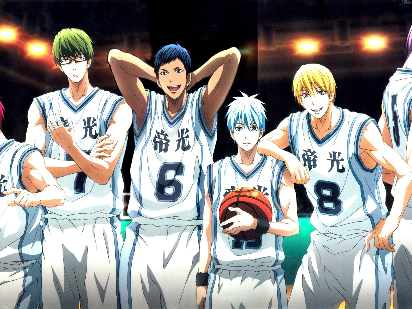 Команда из аниме Куроко баскетбол