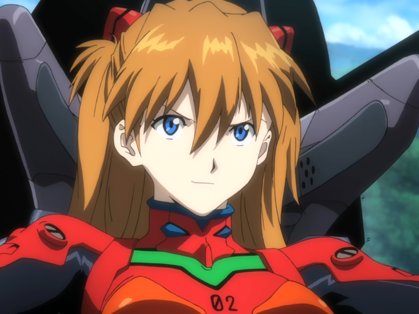 Девушка из аниме Neon Genesis Evangelion