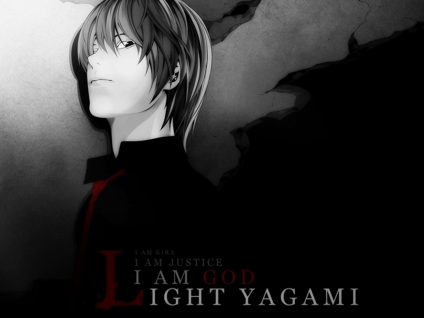 Парень на постере аниме Тетрадь смерти