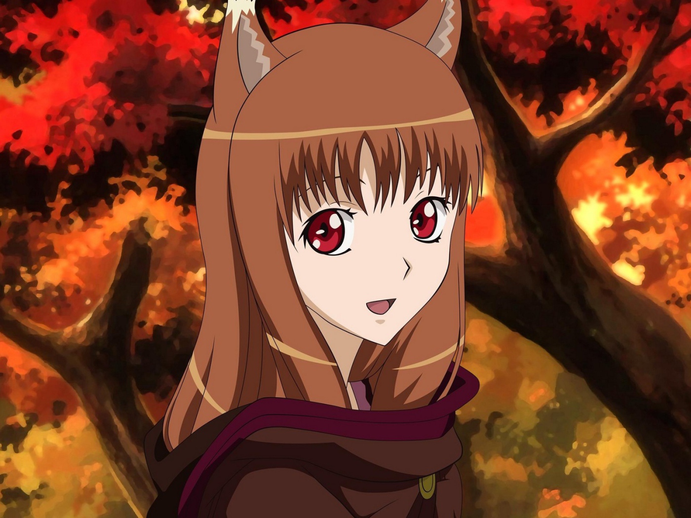 Главная героиня аниме Волчица и пряности