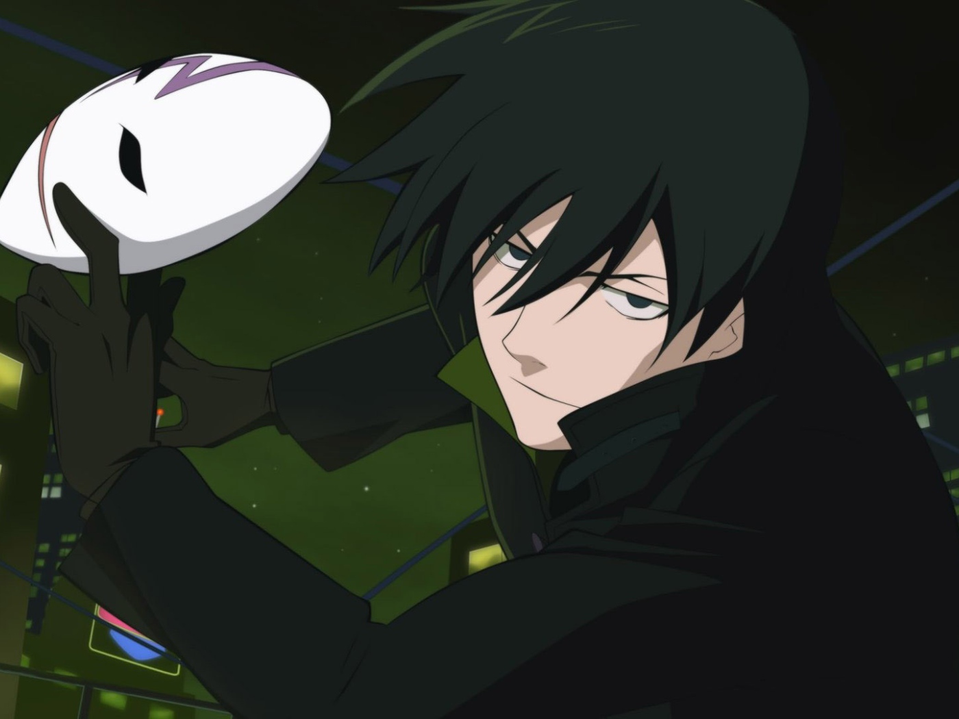 Главный герой аниме Темнее черного