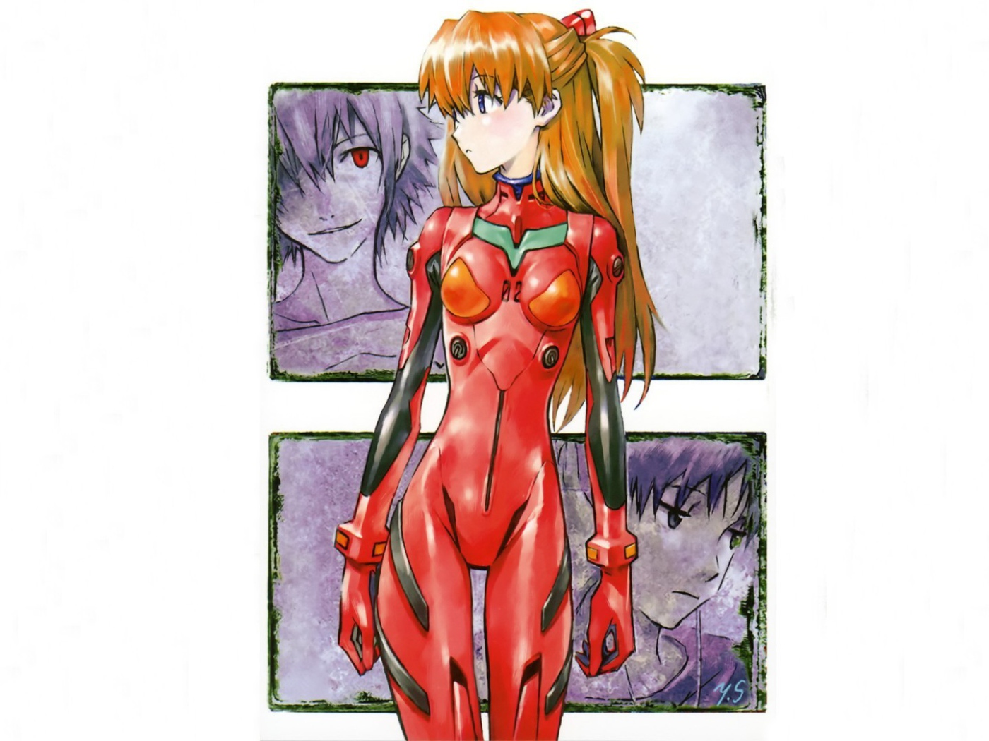 Главный герой аниме Neon Genesis Evangelion