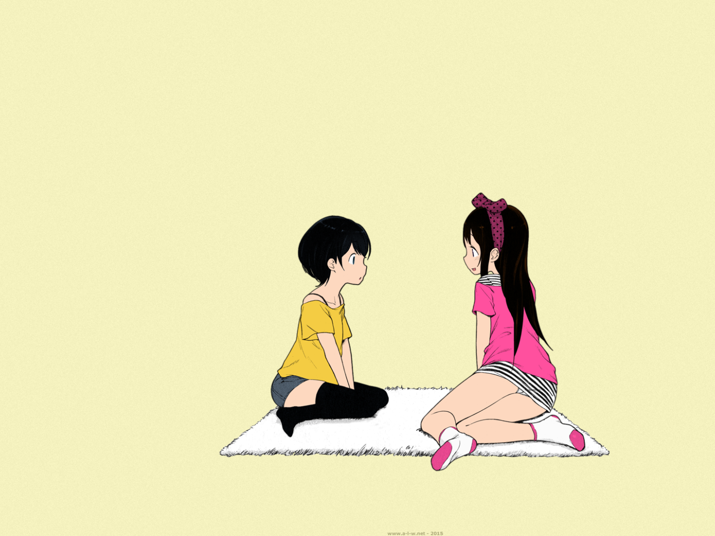 Две девушки из аниме Henreader