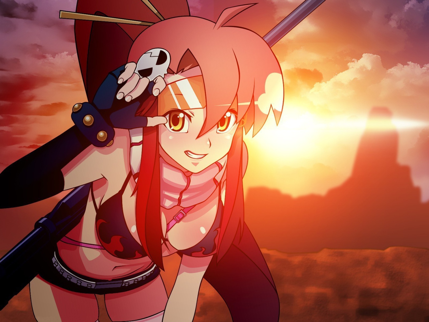 Девушка воин из аниме Тэнгэн Топпа Гуррен-Лаганн