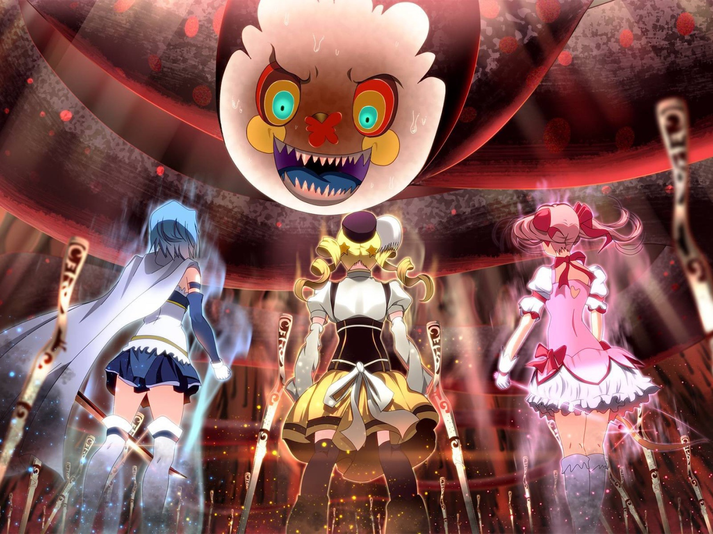 Колдуньи из аниме Девочка-волшебница Мадока