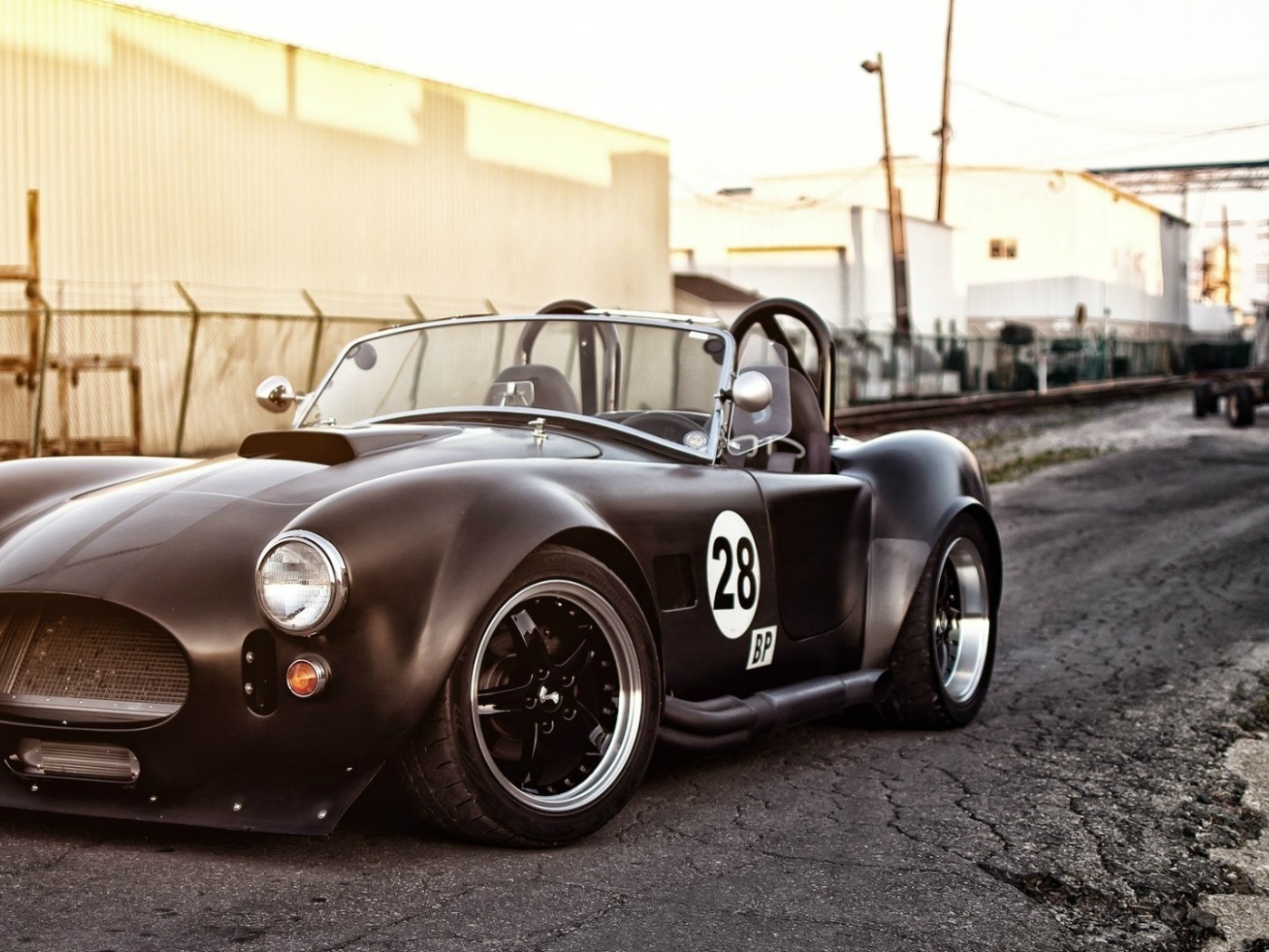 Черный Шелби кобра