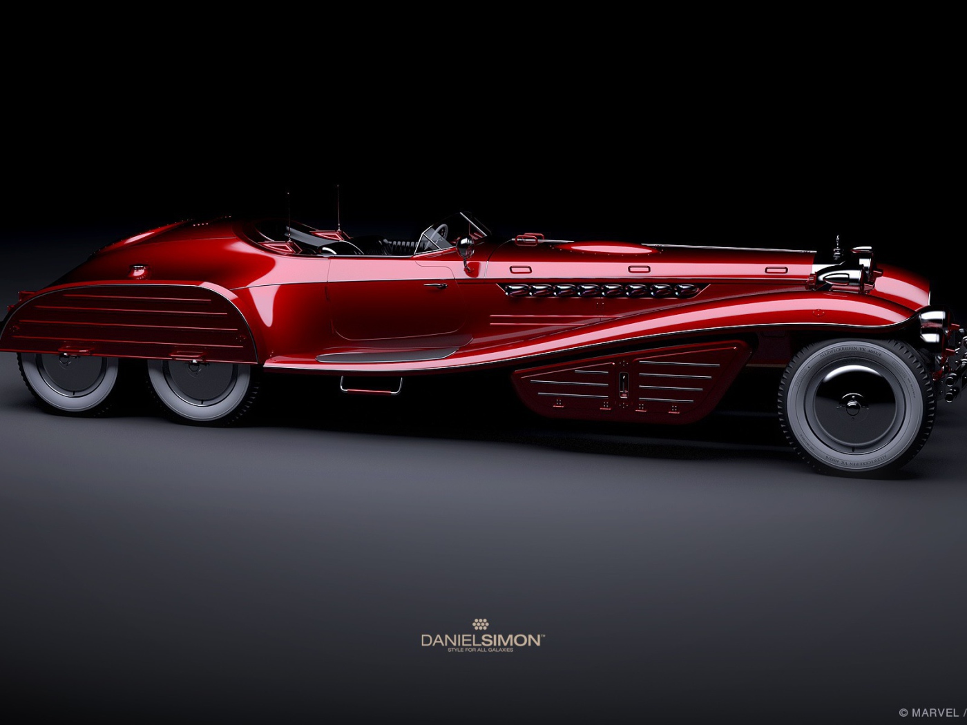 Супер мощный автомобиль из комиксов