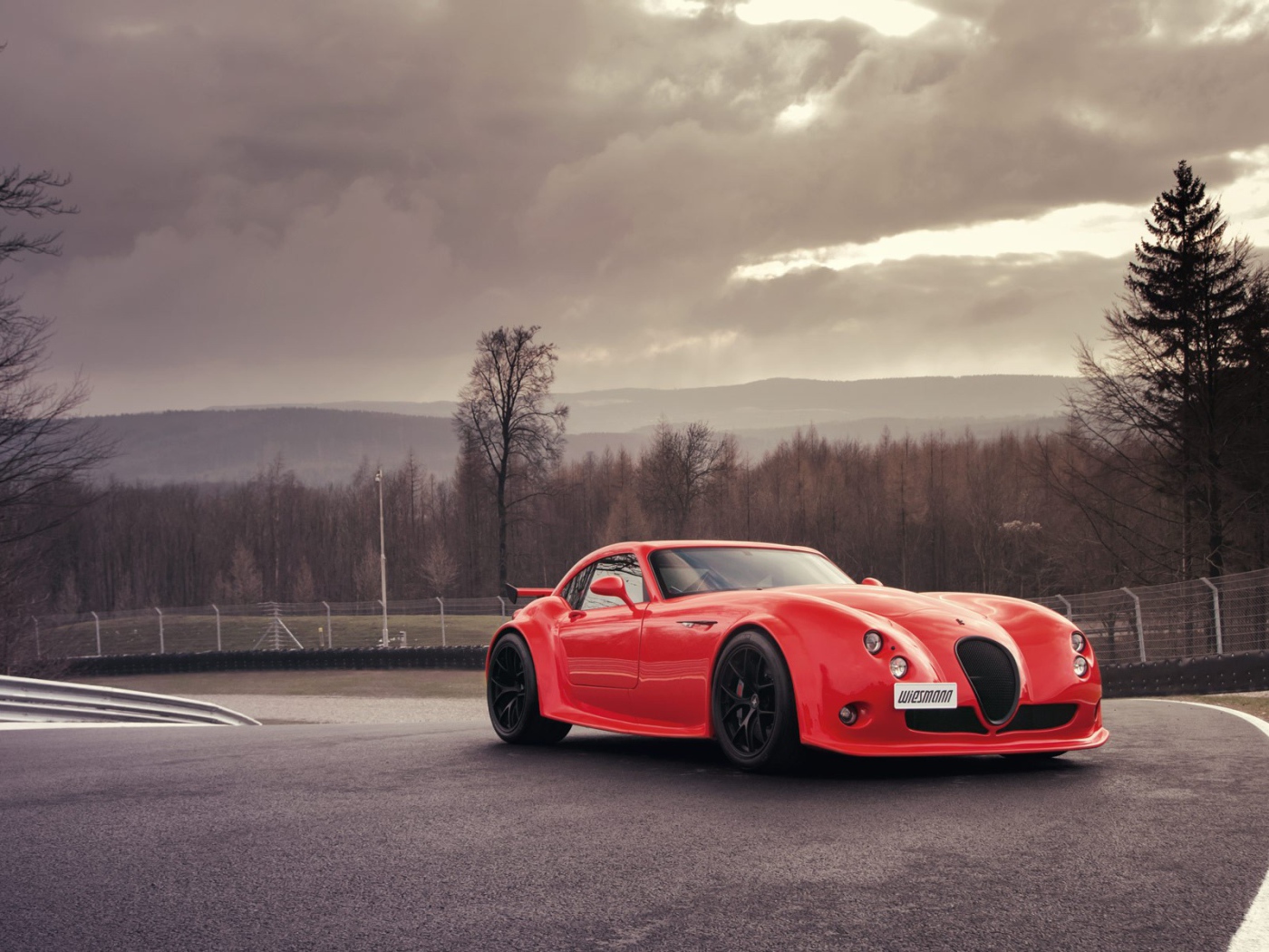 Авто Wiesmann на дороге