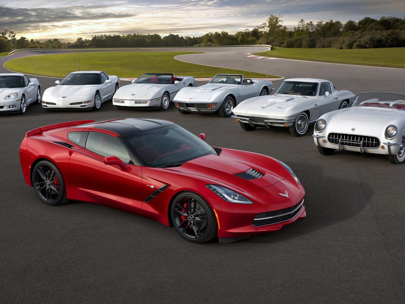 Модели автомобиля Chevrolet Corvette от C1 до С7