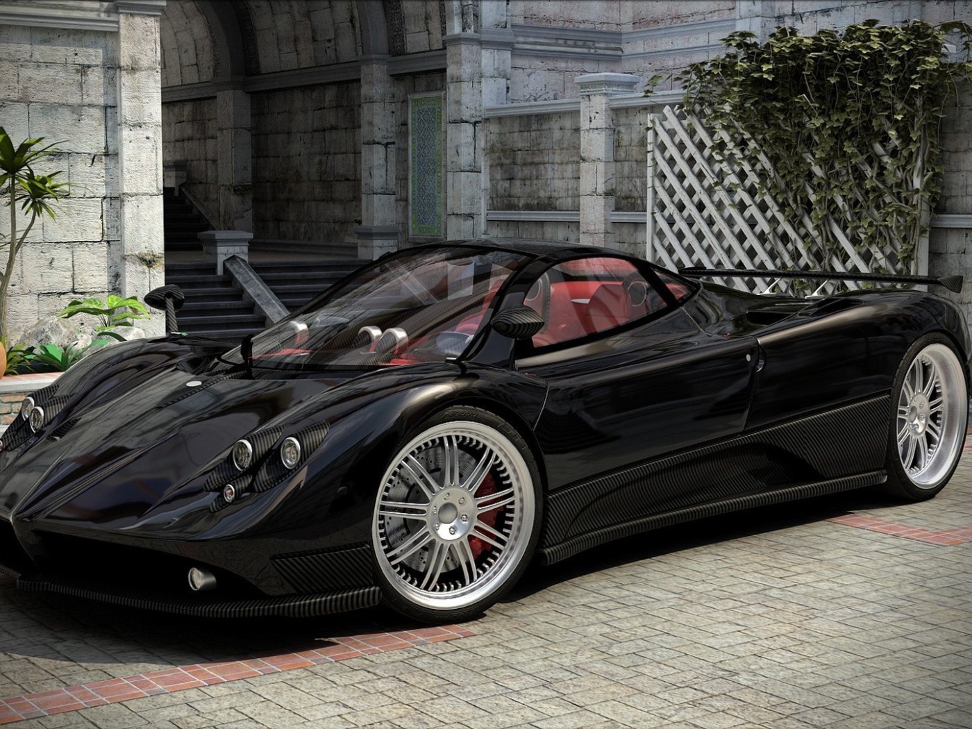 Черный спортивный Pagani