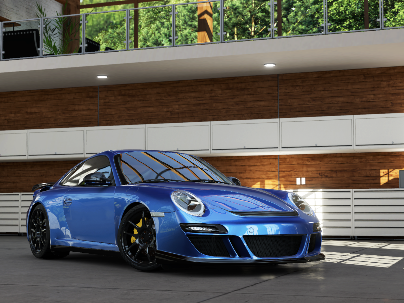 Порше РУФ 12 в гараже